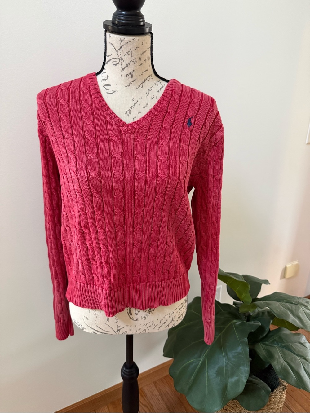 Y2K Vintage Polo Ralph Lauren Cable Knit Sweater